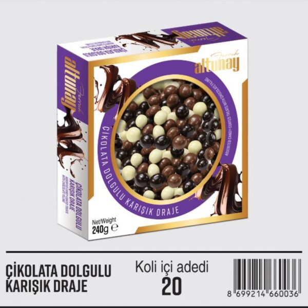 Çikolata Dolgulu Karışık Draje