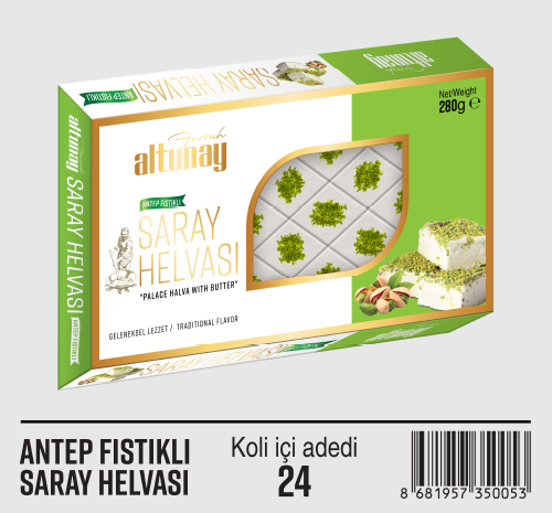 280 Gr. Antep Fıstıklı Saray Helvası