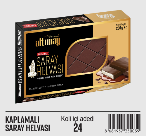 320 Gr. Çikolata Kaplı Saray Helvası